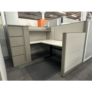 Pre-owned Steelcase Answer Workstation (6'D x 6'W x 54" H)