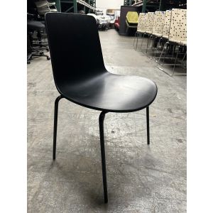 Steelcase Enea Lottus Side Chair (Black/Black)