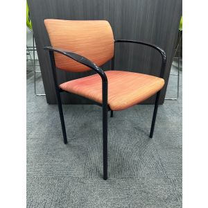 Steelcase Player Side Chair (Orange/Black)