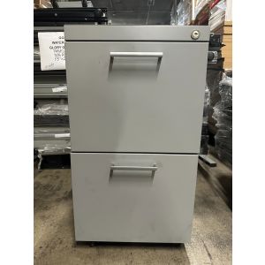 Mobile Silver File/File Pedestal