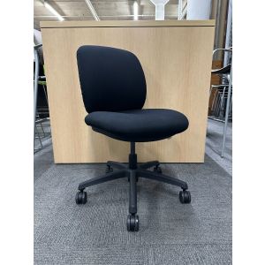 HON Armless Task Chair (Black/Black)